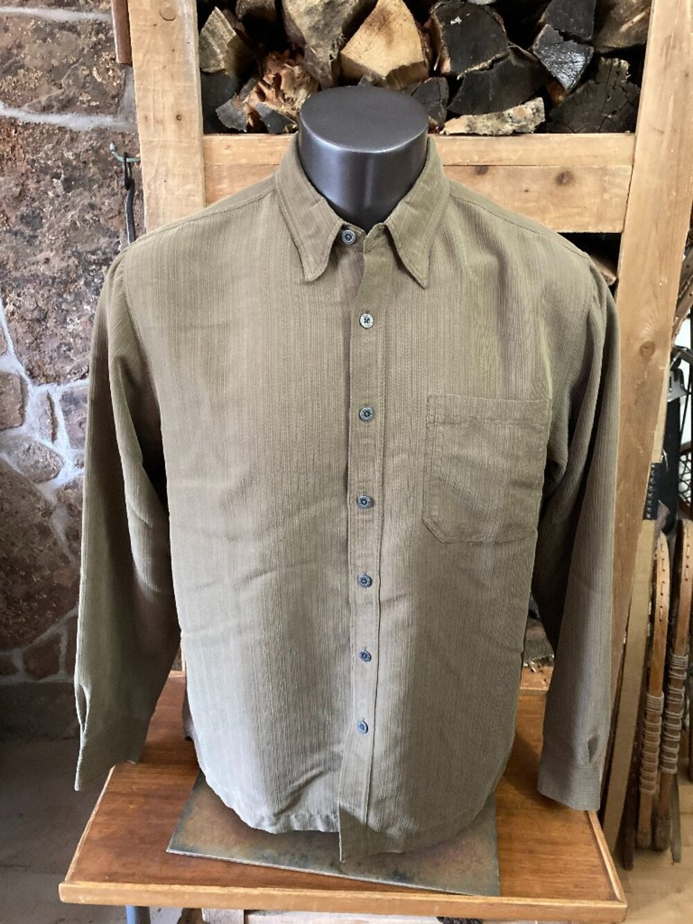 mens Large L Royal Robbins long sleeve button up shirt casual top casual travel